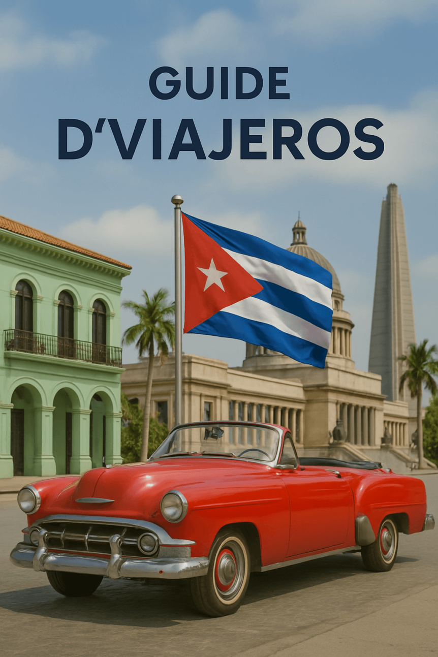 llustration explicative du formulaire D’Viajeros Cuba avec QR code et conseils VC Tours